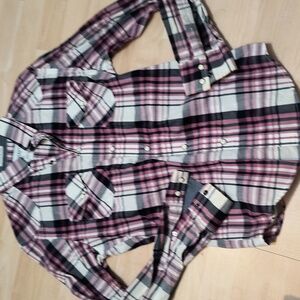 American eagle outfitters men's size small vintage fit blood shirt cowboy style